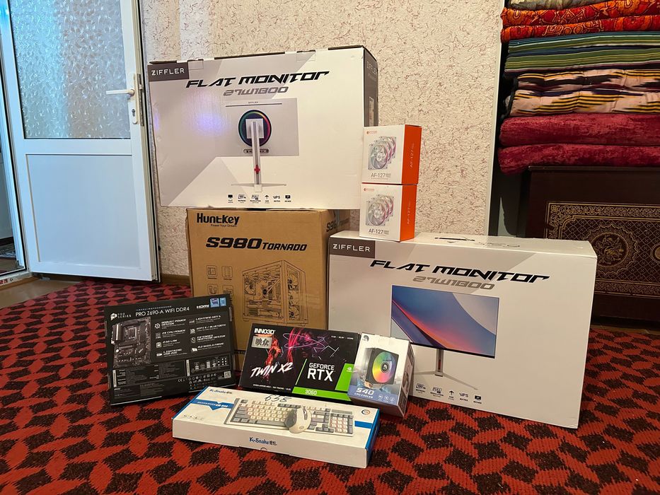 Gaming PC i5-12400F | RTX 3060 12GB | 32GB RAM | 1TB SSD | 2×27” 180Hz