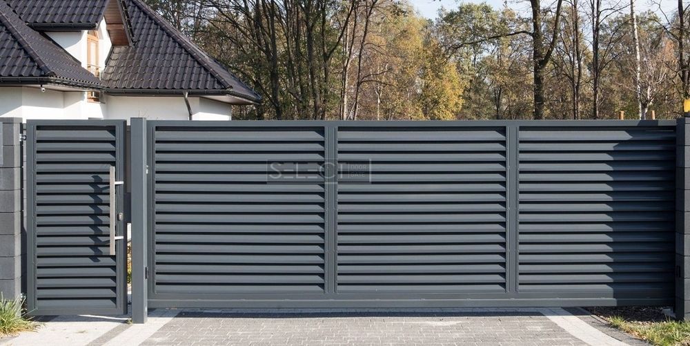 Откатные ворота,  Раздвижные ворота , роликли дарвоза