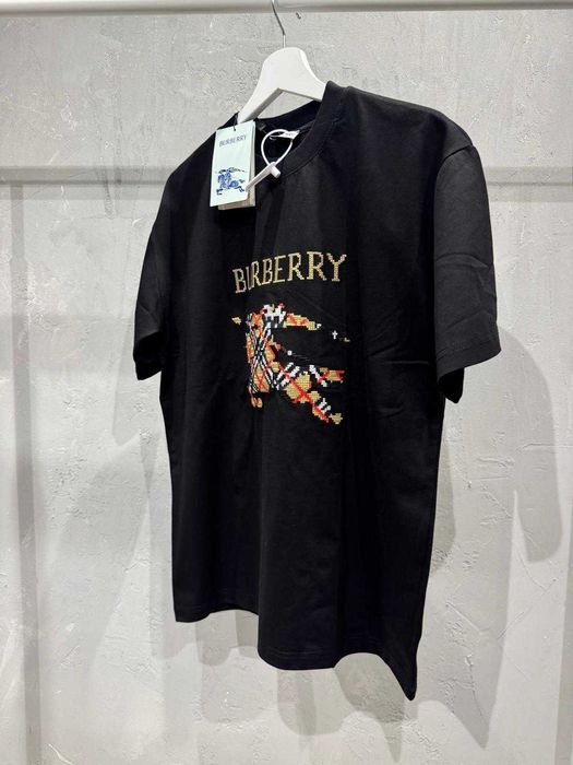 Tricou BURBERRY Equestrian Knight negru Xs