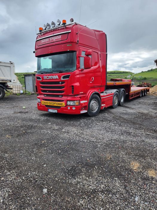 Ansamblu cap tractor scania +trailer