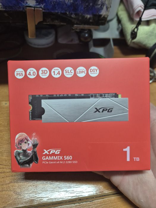 SSD Xpg gammix S60 1tb nvme m2 Sigilat