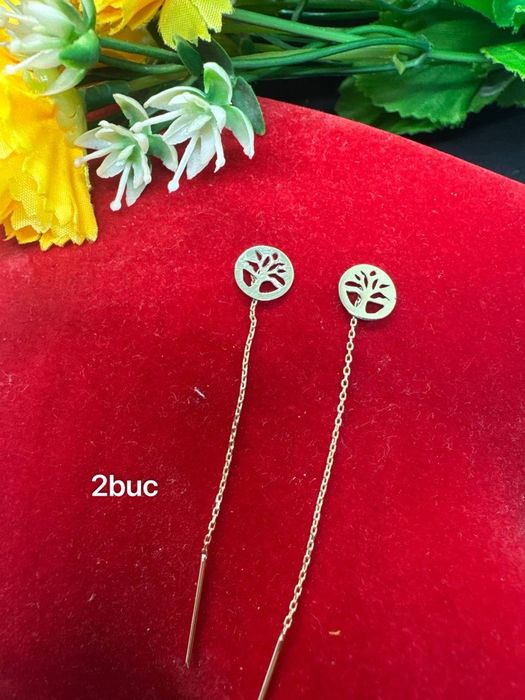 Cercei aur pe stoc 14k
