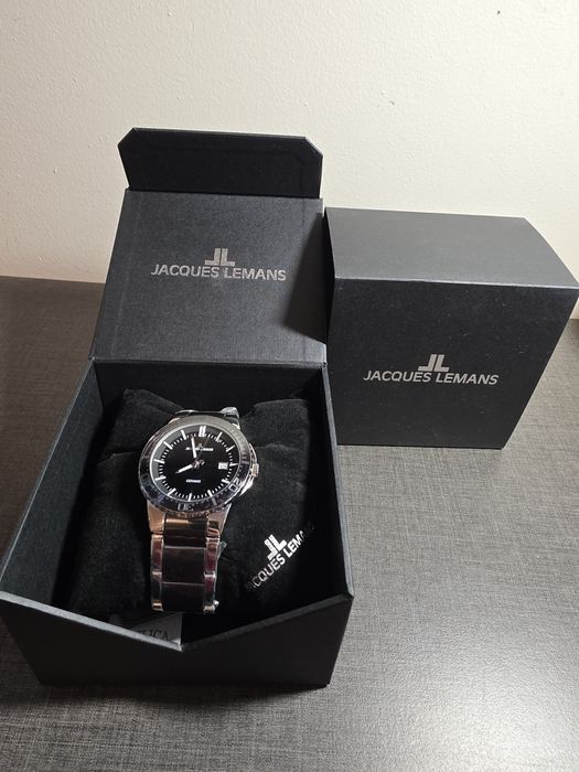 Чисто нов мъжки часовник Jacques Lemans  Ceramic