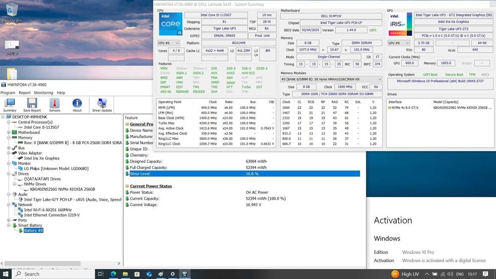 Dell Latitude 5420 FHD IPS i5-1135G7/256GB/8GB