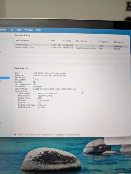 Apple Macbook pro 16 2019 I9 89 de cicluri baterie MDM