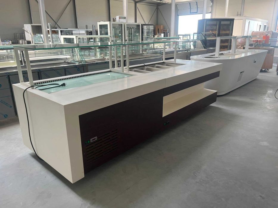Linie Bufet Suedez / Vitrină Mic Dejun HoReCa – Modul Cald & Frigorific
