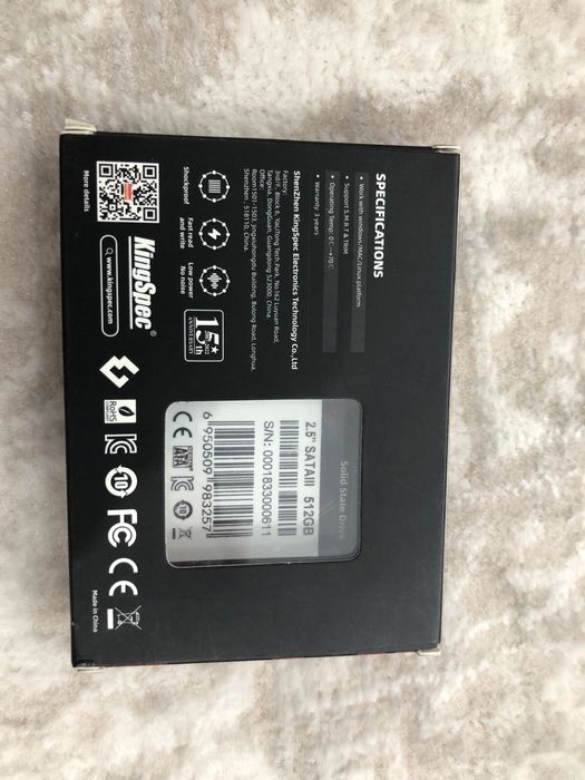 SSD 512 gb KingSpec