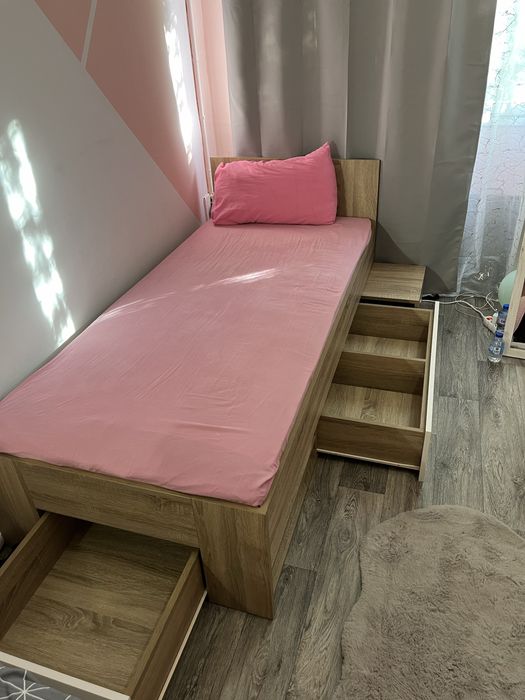 Легло + матрак 90/200