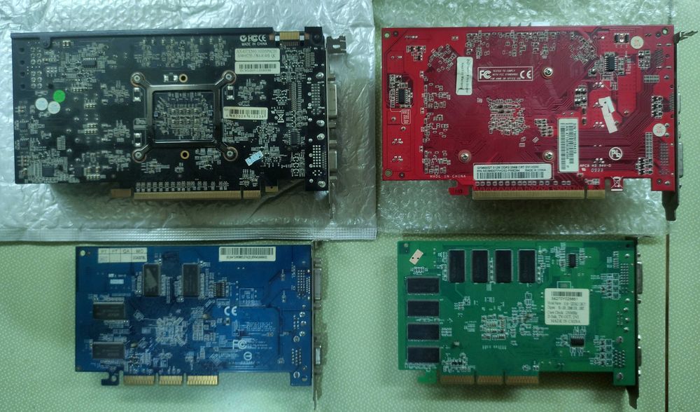 Видеокарты PCI Express и AGP