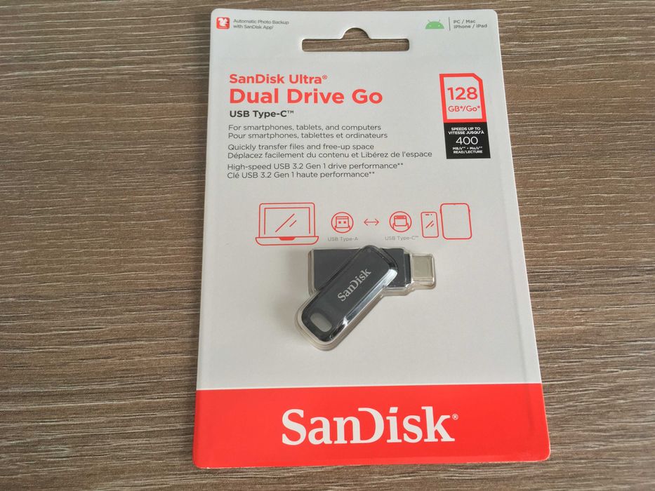 stick 128 gb memorie usb C si 3 Sandisk Ultra Dual Drive