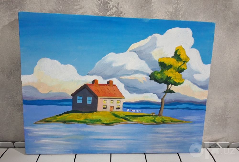 Картины маслом, ручной работы, размер 30*40