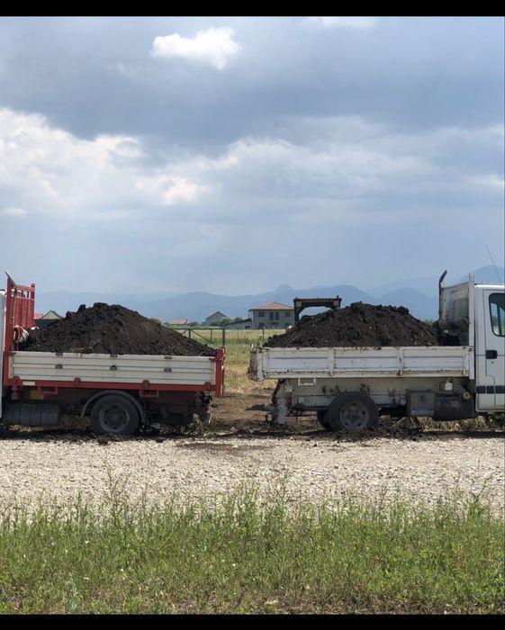 Transport basculabil - pamant vegetal, nisip, piatra,moloz