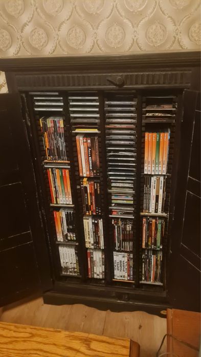 Dulap depozitare CD-uri, Kare design, din lemn masiv