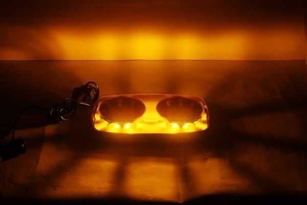 Mini Rampa girofar Led Puternica 12v/24v 2x360 grade