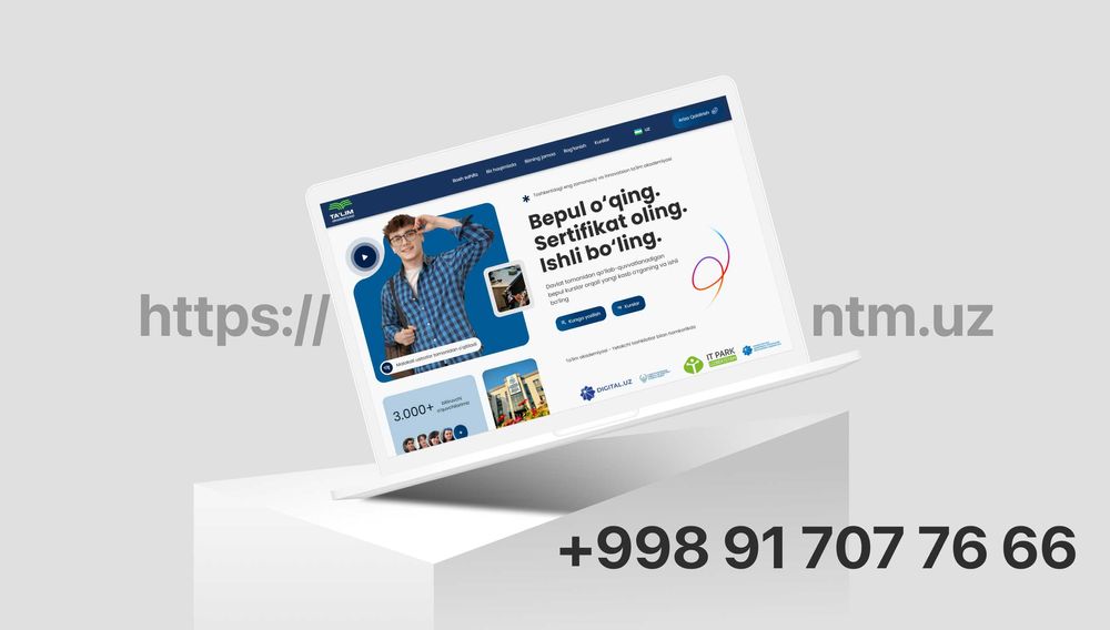 Sayt yaratish xizmati | Zamonaviy web saytlar