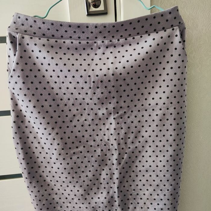 Юбка карандаш в горох