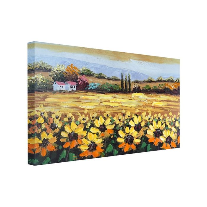 70см! Картина-канава "Слънчогледи"