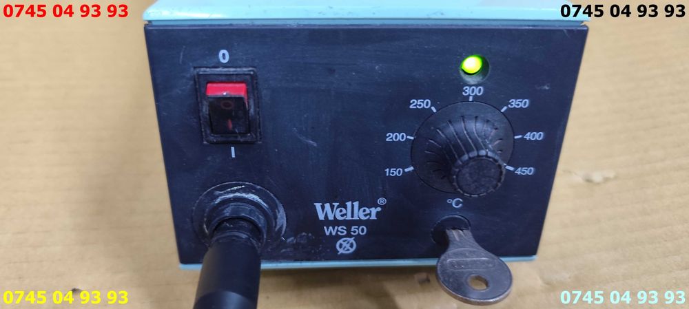 statie lipit WELLER WS50 si letcon completa functionala cu proba