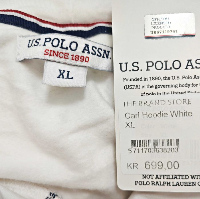US Polo ASSN Мъжки суичър с качулка / горница размер XL  НОВА