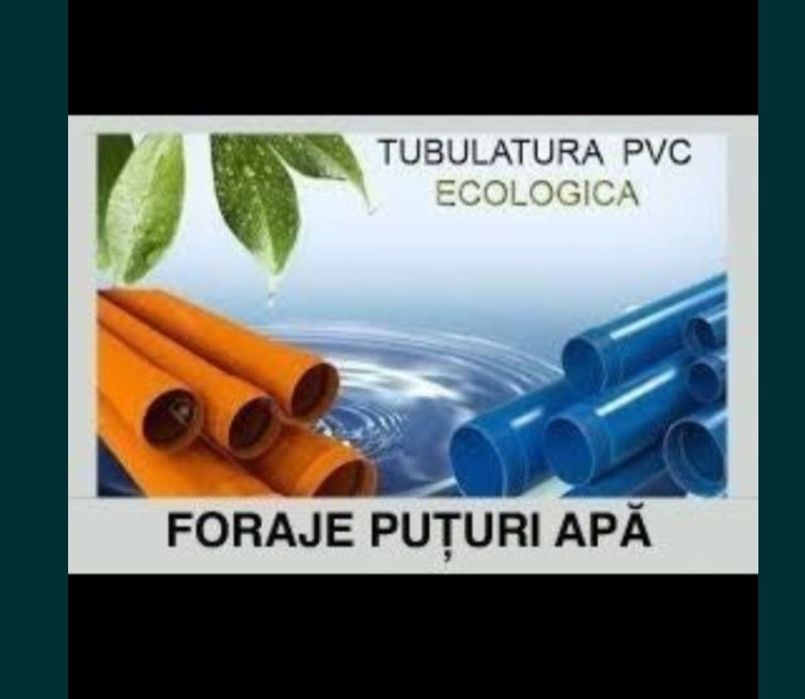 Foraje puturi curatari fantani si adinciri