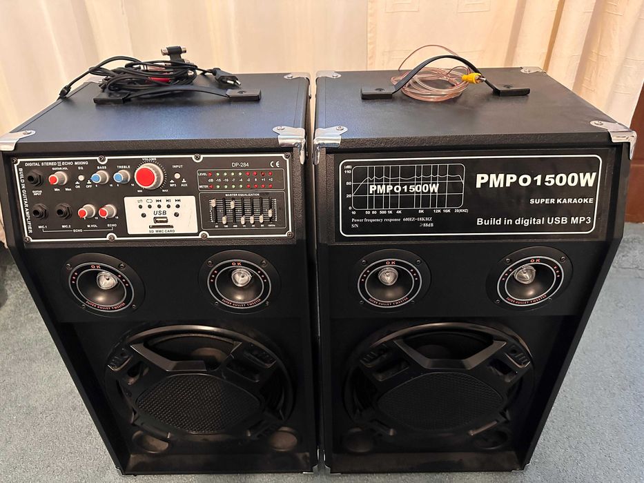 Boxe Active Profesionale Klausstech Bluetooth, Usb, Sd, Card, Radio