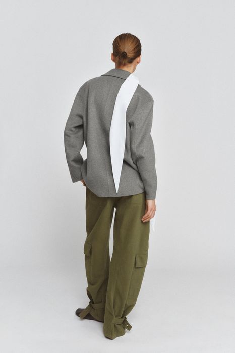 Palton lana oversize Zara wool edition