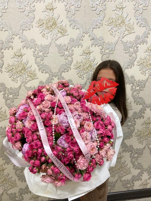 цветы,большой букет