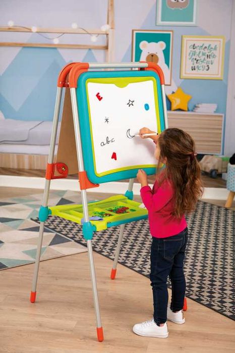 Детский двухсторонний мольберт Smoby (Франция) 3 в 1