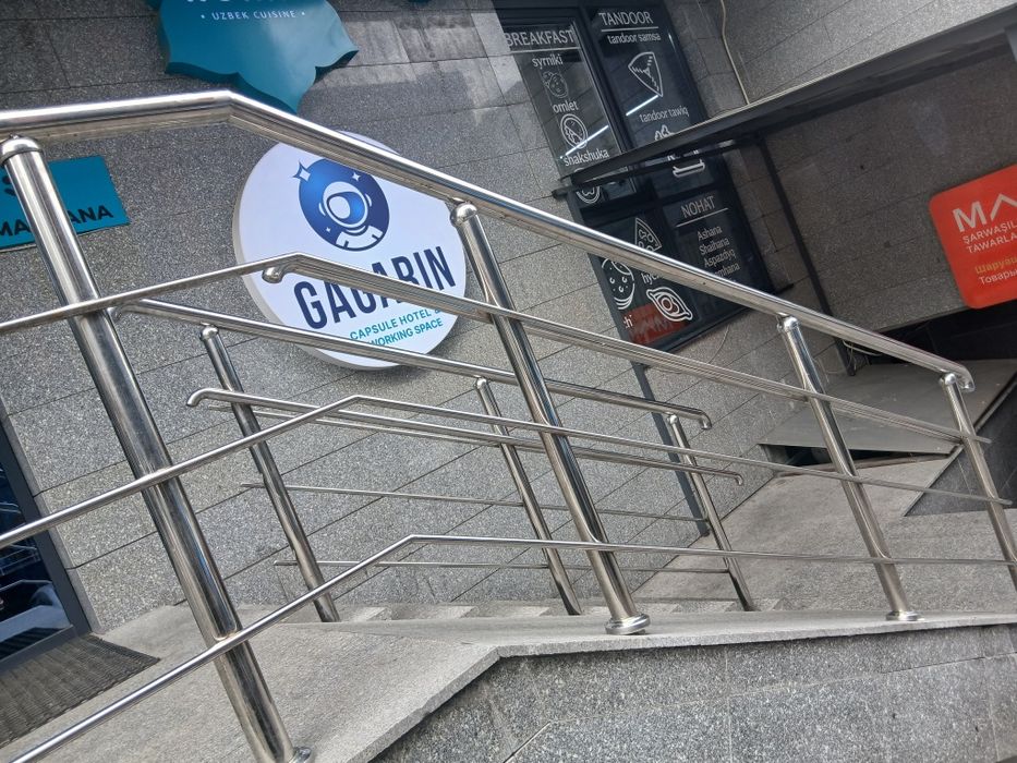 Нержавейка перила поручни аргон