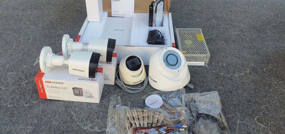 Hikvision kamera 4 kanalni + 4 kamera