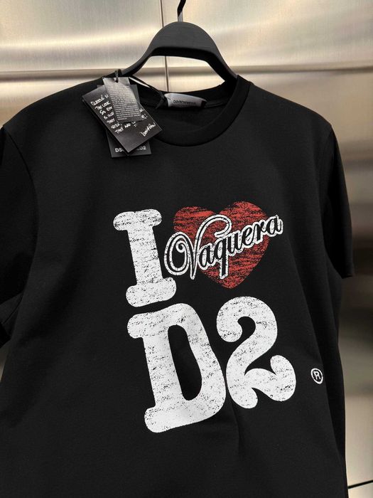 Dsquared тениски бяло/черно