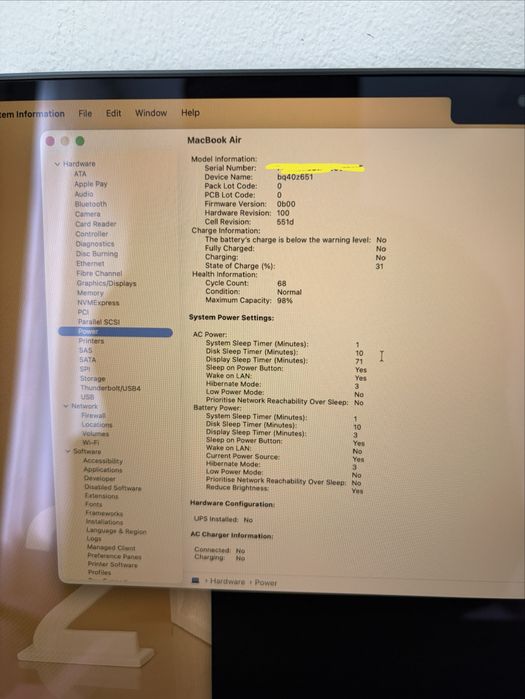MacBook Air M4 13" 16 256 Midnight DE