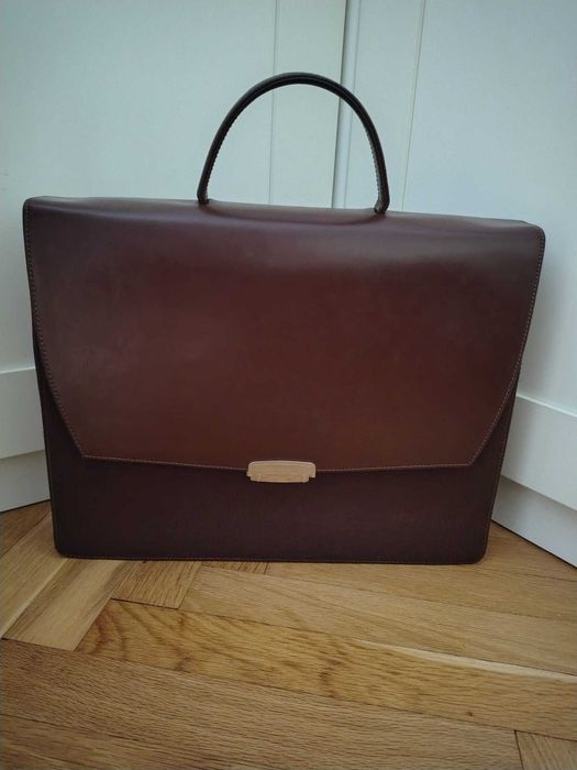 geanta din piele, tip servieta–marca office!