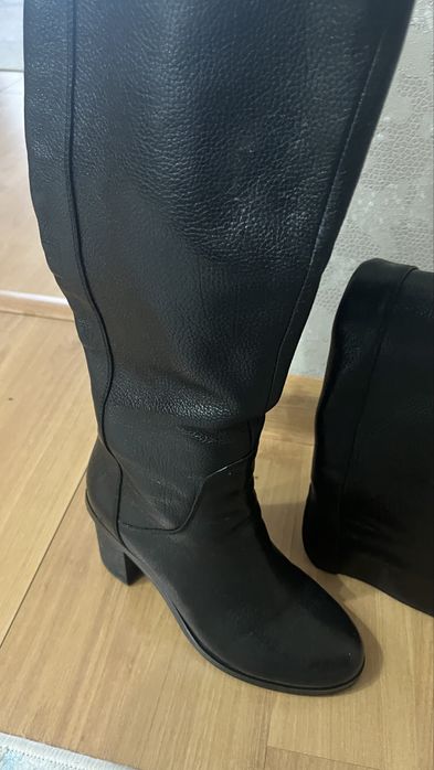 Сапоги кожанные зима 33-34 р