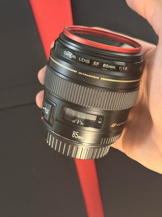 Obiectiv Canon 85mm EF f1.8  Ultrasonic + filtru uv