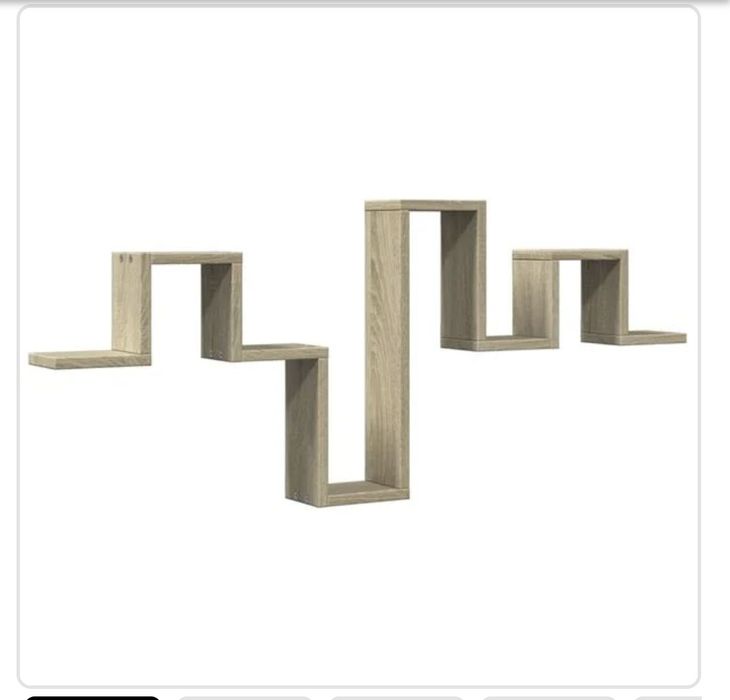 vidaXL Raft de perete, stejar sonoma, 104,5x10x43 cm, lemn prelucrat