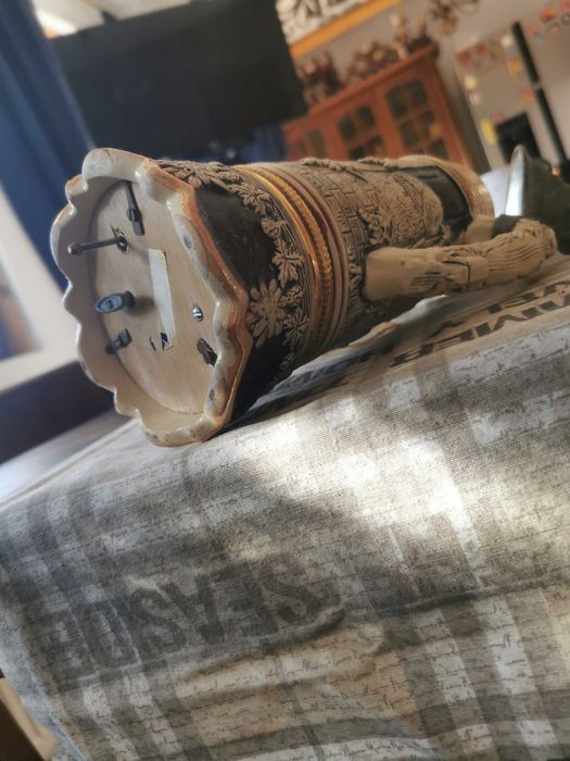 Германия керамична бирена халба с музикален механизъм