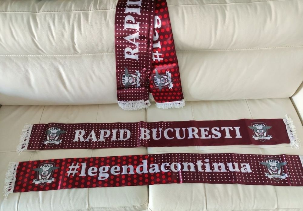 Esarfa Rapid Bucuresti Model nou 2026 Legenda Continua