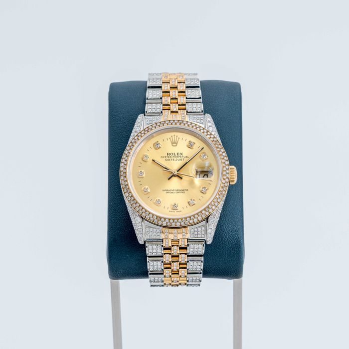 Ceas Rolex de dama, Datejust 36mm cu diamante