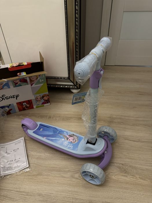 Самокат для девочек Холодное сердце