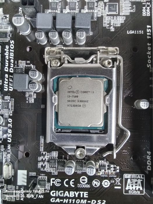 Ddr4 H110 gigabyte ultra+ intel core i3 7100+twinsmost 4gb 2400mg