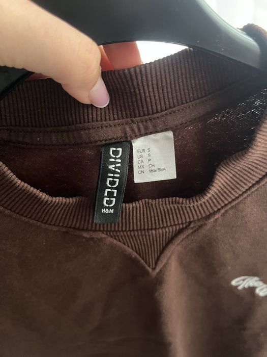 Bluza cu maneca lunga maro H&M