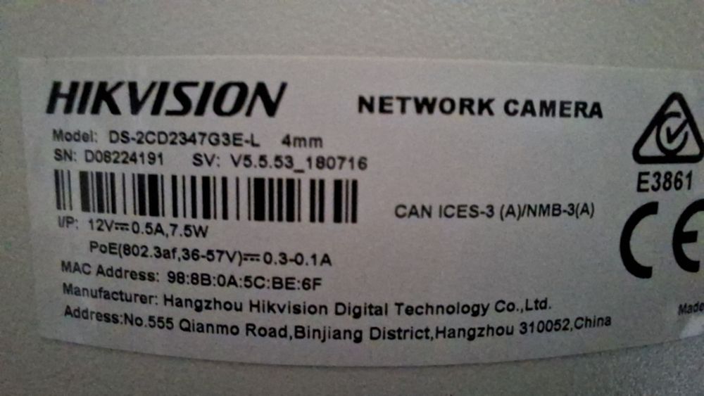 Hikvision DS-2CD 2347 G3E-L. 4mm