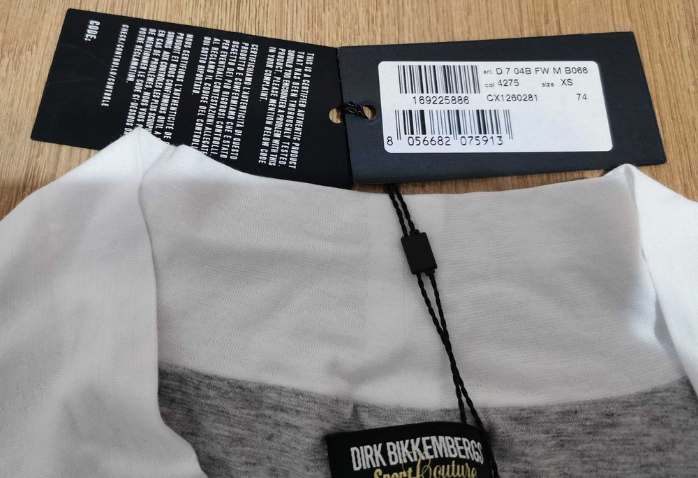 Tricouri dama Dirk Bikkembergs Sport Couture XS noi