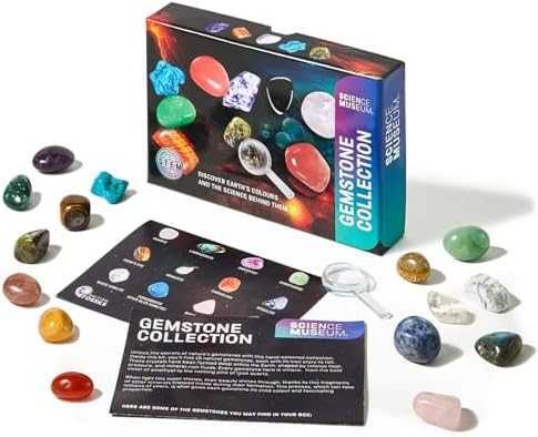 Нова Колекция от 15 истински скъпоценни камъка образователен комплект деца