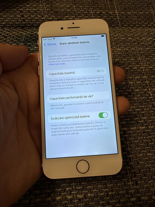 iPhone 7 Rose Gold – 128GB – 98% baterie