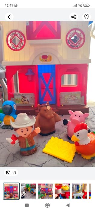 Fermă Animale Fisher-Price Little Muzicală.
Plus 6 Animale Fisher-Pric