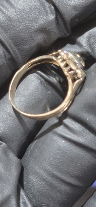 Inel vintage cu briliant peste jumate de carat certificat gemologic