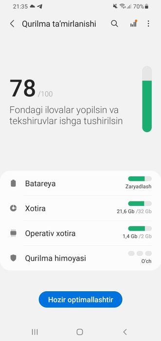 Samsung a10 S sotiladi