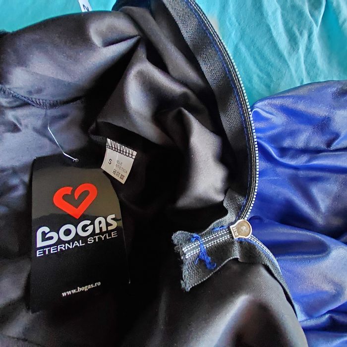 Pantaloni colanti piele ecologica, marimea S, Bogas, Noi cu eticheta